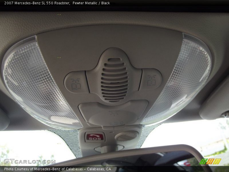 Pewter Metallic / Black 2007 Mercedes-Benz SL 550 Roadster