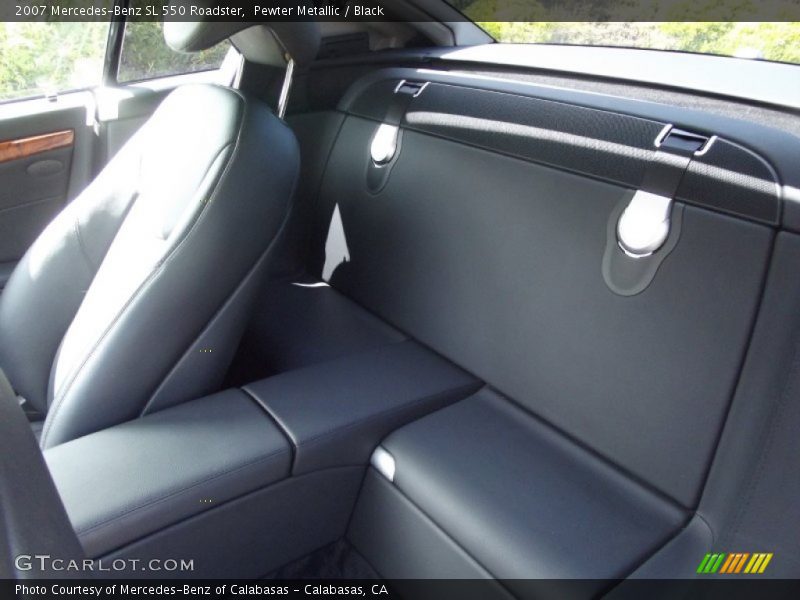 Pewter Metallic / Black 2007 Mercedes-Benz SL 550 Roadster