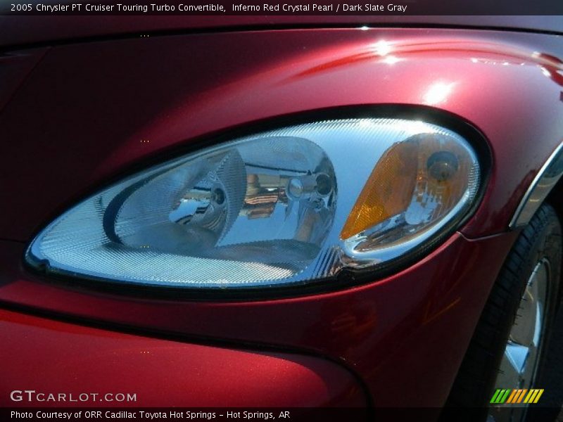 Inferno Red Crystal Pearl / Dark Slate Gray 2005 Chrysler PT Cruiser Touring Turbo Convertible