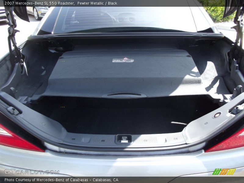 Pewter Metallic / Black 2007 Mercedes-Benz SL 550 Roadster