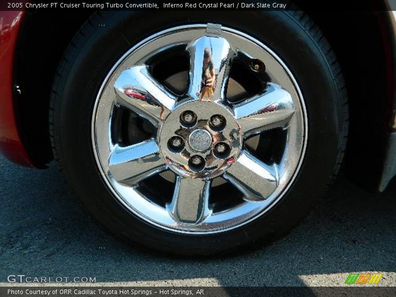 Inferno Red Crystal Pearl / Dark Slate Gray 2005 Chrysler PT Cruiser Touring Turbo Convertible