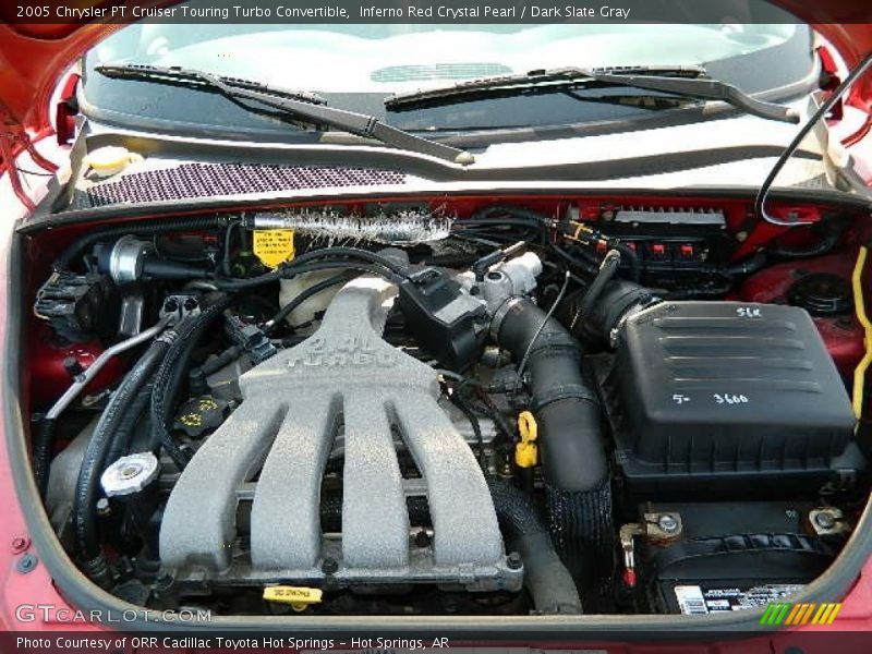 Inferno Red Crystal Pearl / Dark Slate Gray 2005 Chrysler PT Cruiser Touring Turbo Convertible
