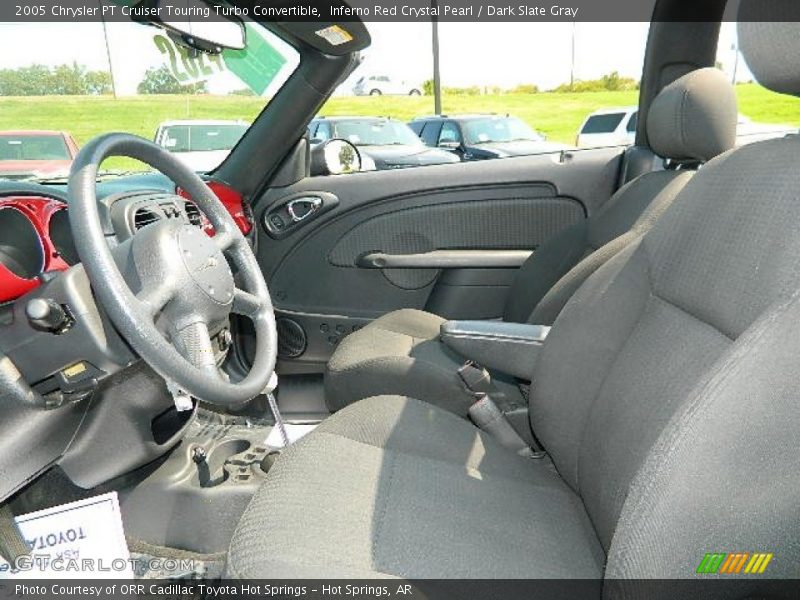 Inferno Red Crystal Pearl / Dark Slate Gray 2005 Chrysler PT Cruiser Touring Turbo Convertible