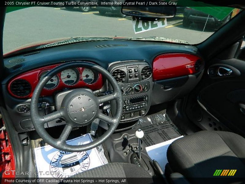 Inferno Red Crystal Pearl / Dark Slate Gray 2005 Chrysler PT Cruiser Touring Turbo Convertible
