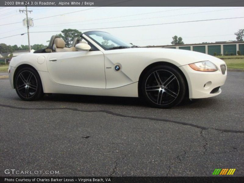  2003 Z4 3.0i Roadster Alpine White