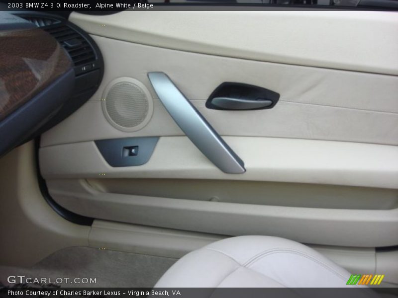 Alpine White / Beige 2003 BMW Z4 3.0i Roadster