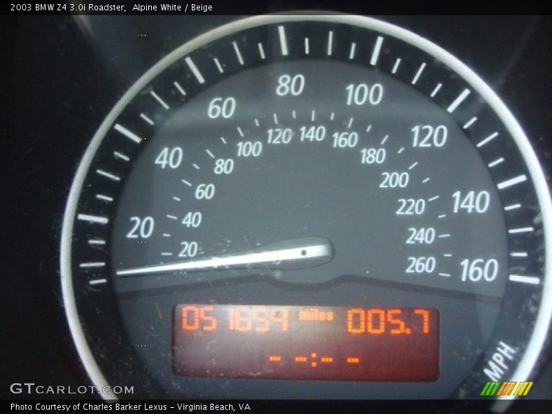 Alpine White / Beige 2003 BMW Z4 3.0i Roadster