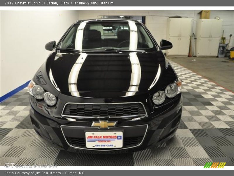 Black / Jet Black/Dark Titanium 2012 Chevrolet Sonic LT Sedan