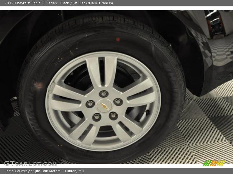 Black / Jet Black/Dark Titanium 2012 Chevrolet Sonic LT Sedan