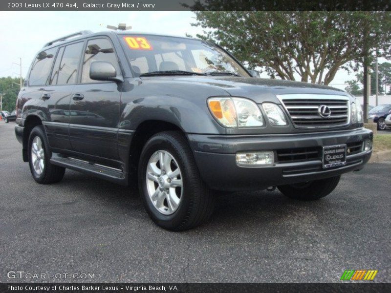 Galactic Gray Mica / Ivory 2003 Lexus LX 470 4x4