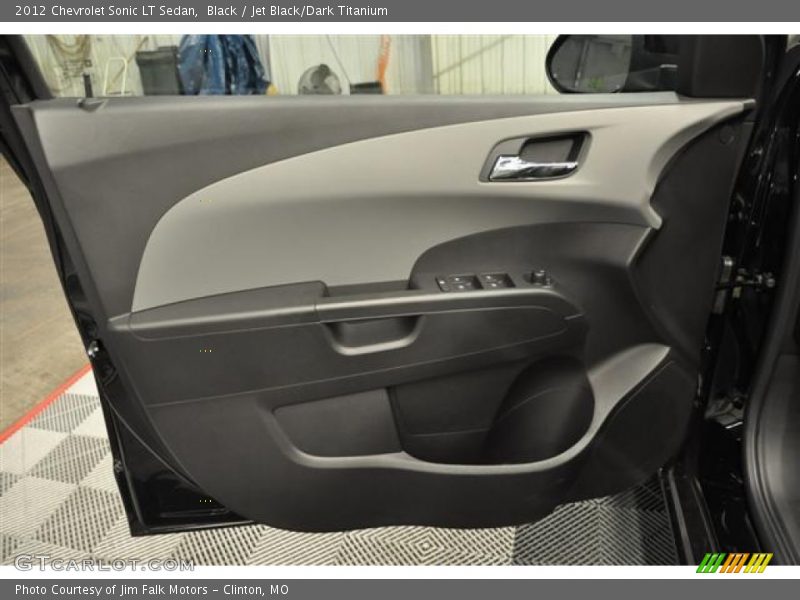 Black / Jet Black/Dark Titanium 2012 Chevrolet Sonic LT Sedan