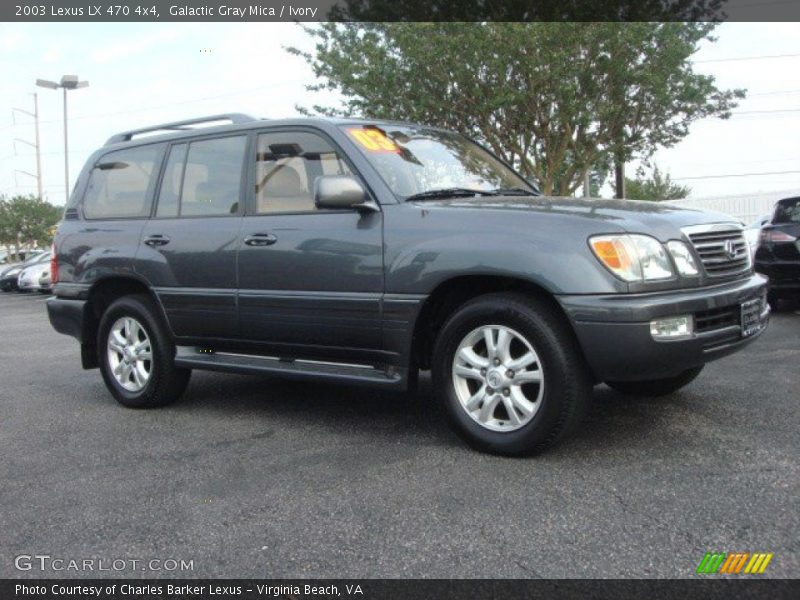 Galactic Gray Mica / Ivory 2003 Lexus LX 470 4x4