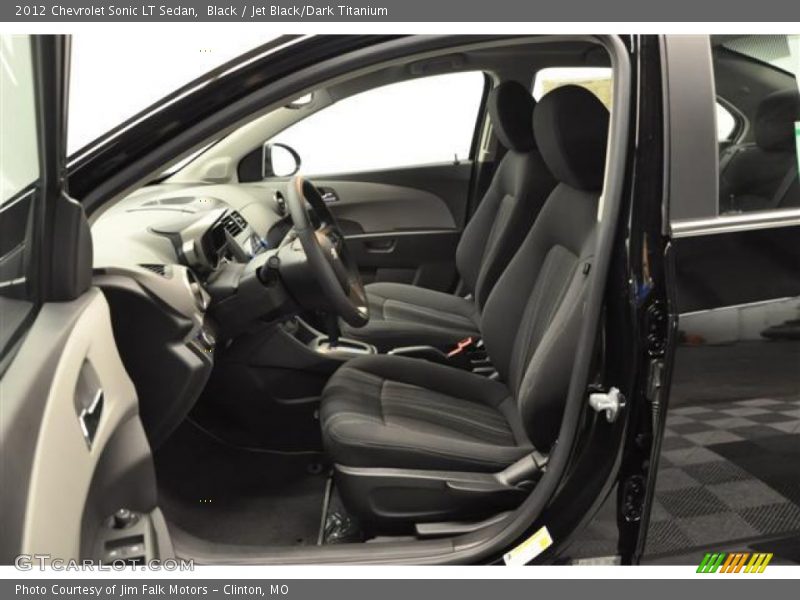 Black / Jet Black/Dark Titanium 2012 Chevrolet Sonic LT Sedan