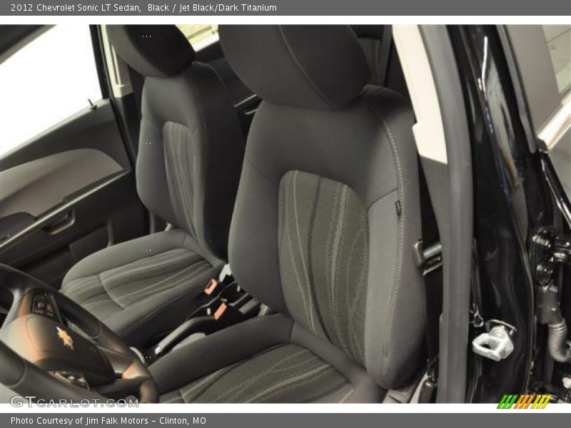 Black / Jet Black/Dark Titanium 2012 Chevrolet Sonic LT Sedan