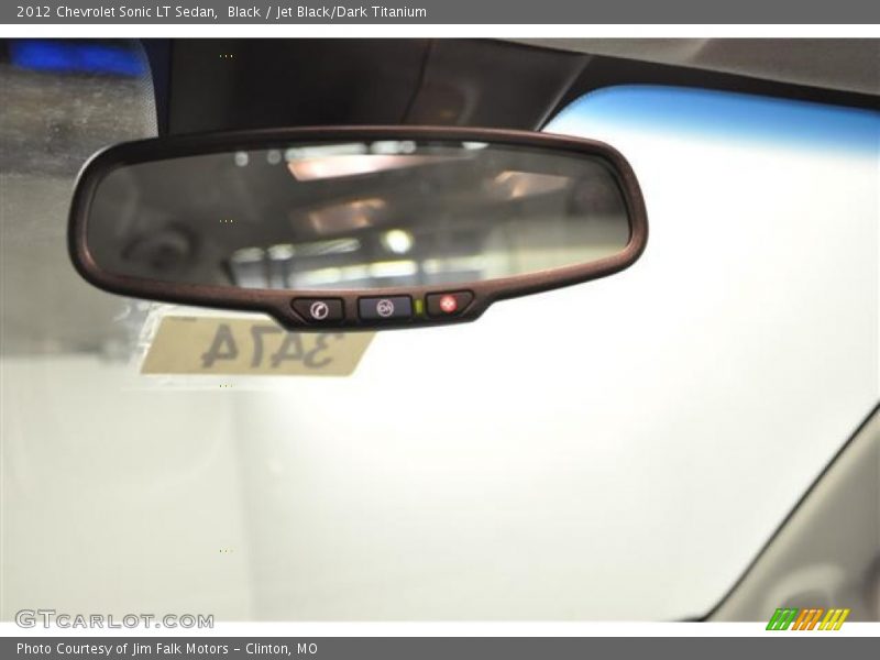Black / Jet Black/Dark Titanium 2012 Chevrolet Sonic LT Sedan