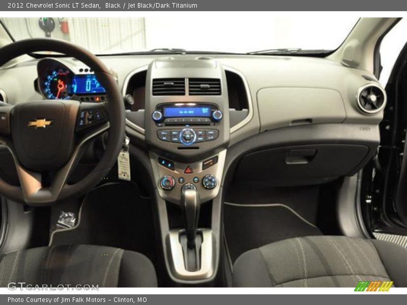 Black / Jet Black/Dark Titanium 2012 Chevrolet Sonic LT Sedan
