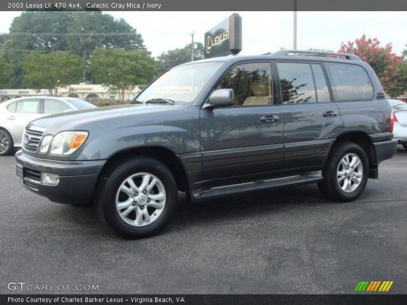 Galactic Gray Mica / Ivory 2003 Lexus LX 470 4x4