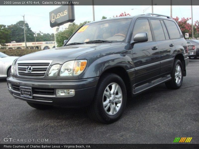 Galactic Gray Mica / Ivory 2003 Lexus LX 470 4x4