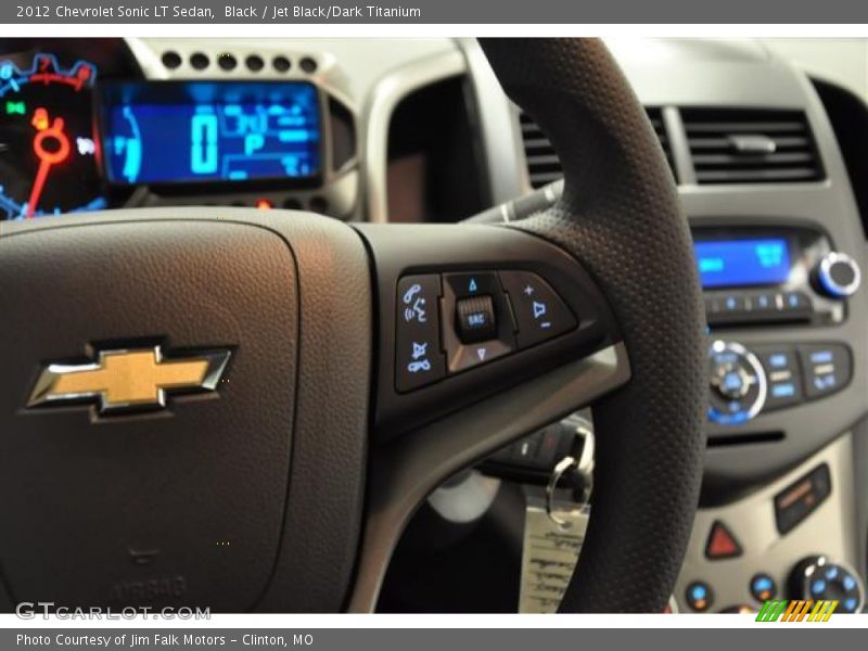 Black / Jet Black/Dark Titanium 2012 Chevrolet Sonic LT Sedan