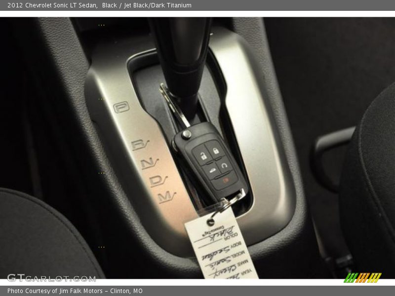 Black / Jet Black/Dark Titanium 2012 Chevrolet Sonic LT Sedan