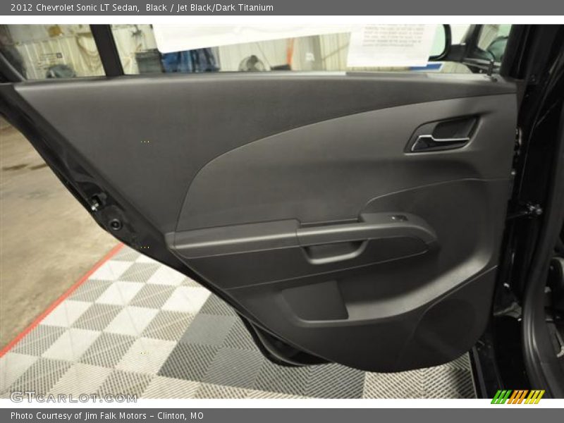 Black / Jet Black/Dark Titanium 2012 Chevrolet Sonic LT Sedan