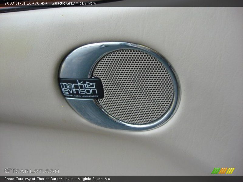 Galactic Gray Mica / Ivory 2003 Lexus LX 470 4x4