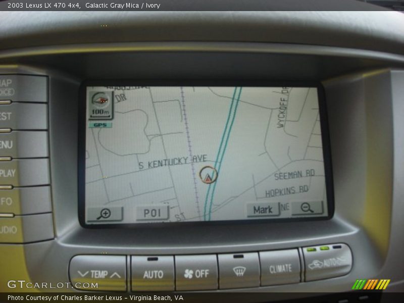 Galactic Gray Mica / Ivory 2003 Lexus LX 470 4x4