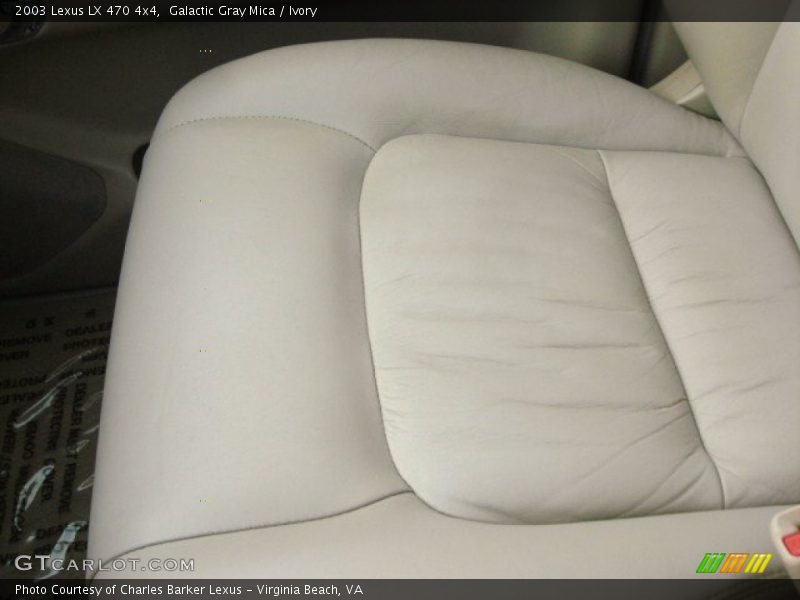 Galactic Gray Mica / Ivory 2003 Lexus LX 470 4x4