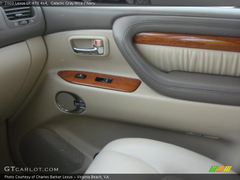 Galactic Gray Mica / Ivory 2003 Lexus LX 470 4x4
