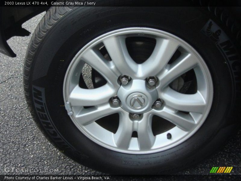 Galactic Gray Mica / Ivory 2003 Lexus LX 470 4x4