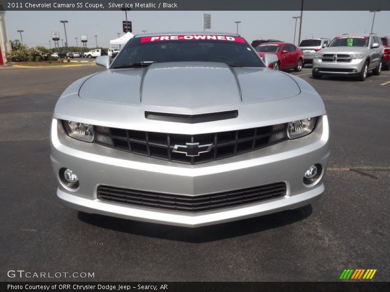 Silver Ice Metallic / Black 2011 Chevrolet Camaro SS Coupe