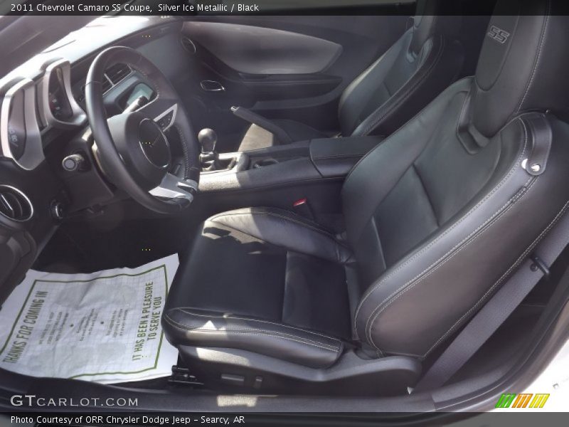 Silver Ice Metallic / Black 2011 Chevrolet Camaro SS Coupe