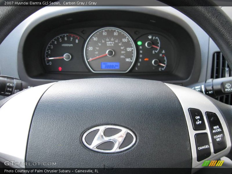 Carbon Gray / Gray 2007 Hyundai Elantra GLS Sedan
