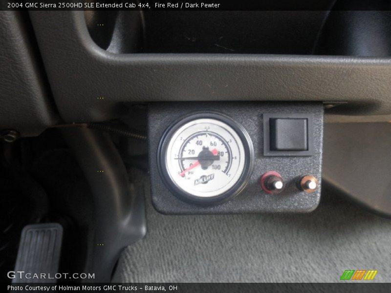 Fire Red / Dark Pewter 2004 GMC Sierra 2500HD SLE Extended Cab 4x4