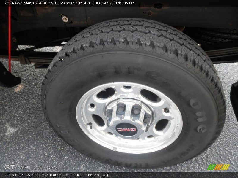 Fire Red / Dark Pewter 2004 GMC Sierra 2500HD SLE Extended Cab 4x4