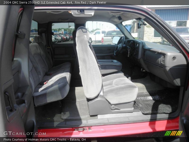Fire Red / Dark Pewter 2004 GMC Sierra 2500HD SLE Extended Cab 4x4