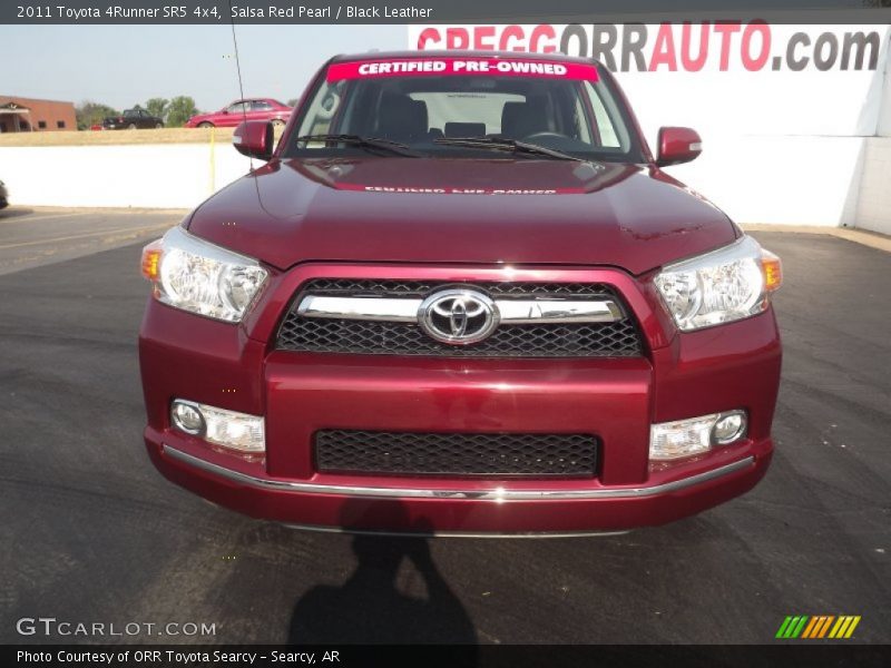 Salsa Red Pearl / Black Leather 2011 Toyota 4Runner SR5 4x4