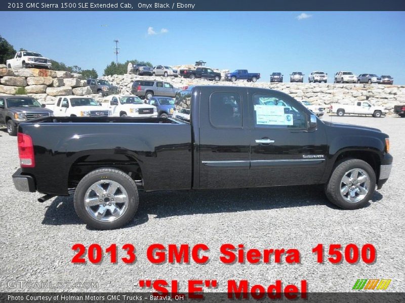Onyx Black / Ebony 2013 GMC Sierra 1500 SLE Extended Cab