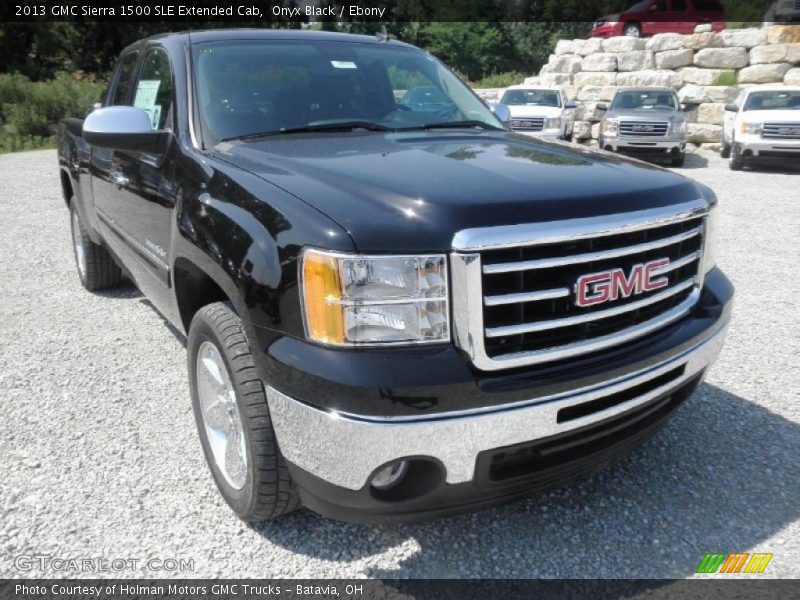 Onyx Black / Ebony 2013 GMC Sierra 1500 SLE Extended Cab