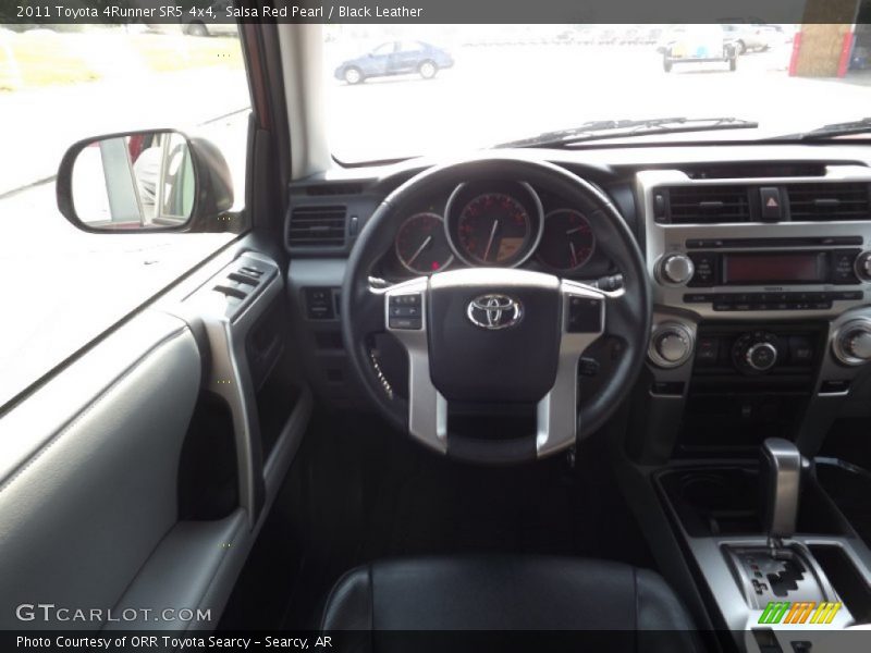 Salsa Red Pearl / Black Leather 2011 Toyota 4Runner SR5 4x4