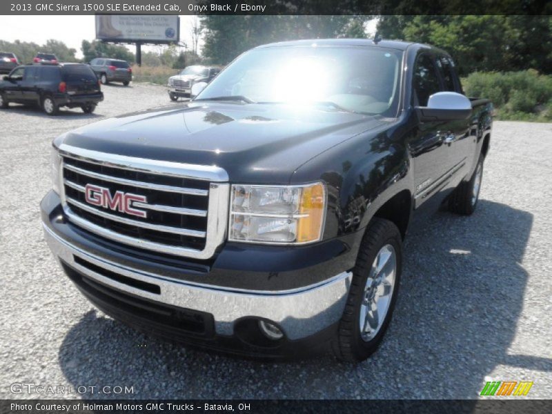 Onyx Black / Ebony 2013 GMC Sierra 1500 SLE Extended Cab
