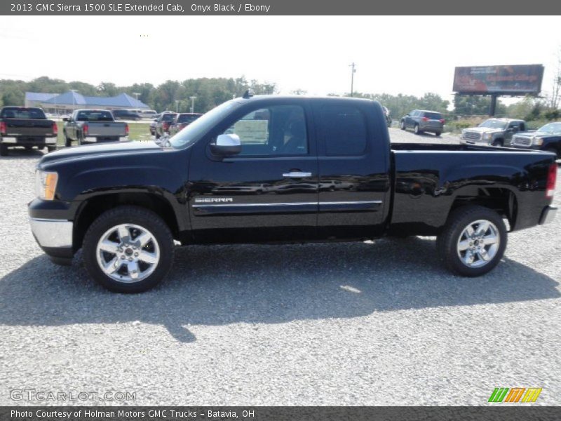 Onyx Black / Ebony 2013 GMC Sierra 1500 SLE Extended Cab
