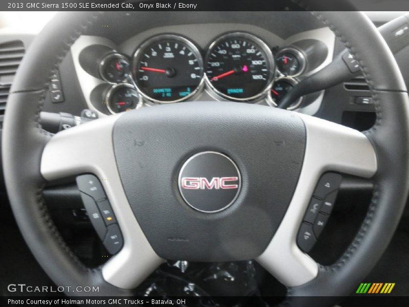 Onyx Black / Ebony 2013 GMC Sierra 1500 SLE Extended Cab
