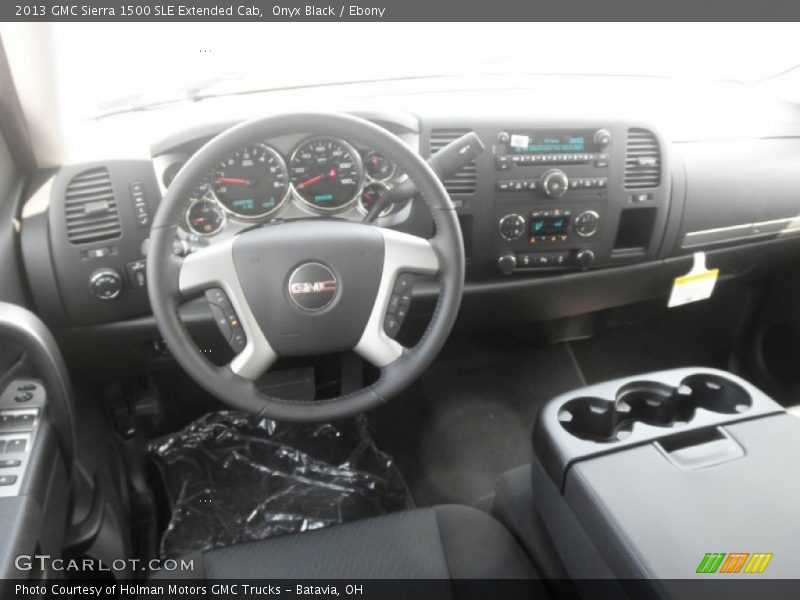 Onyx Black / Ebony 2013 GMC Sierra 1500 SLE Extended Cab