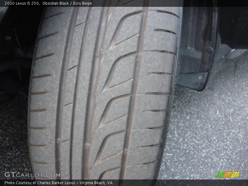 Obsidian Black / Ecru Beige 2010 Lexus IS 250