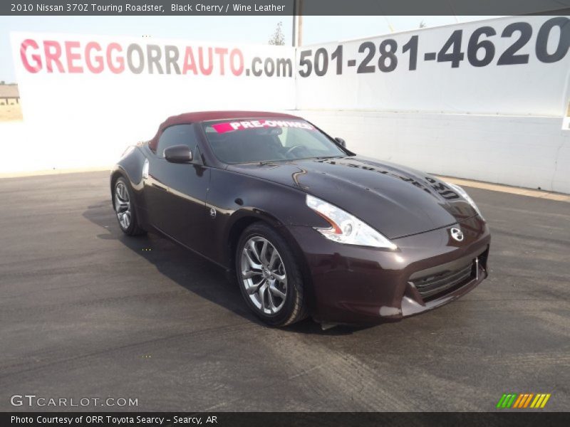 Black Cherry / Wine Leather 2010 Nissan 370Z Touring Roadster