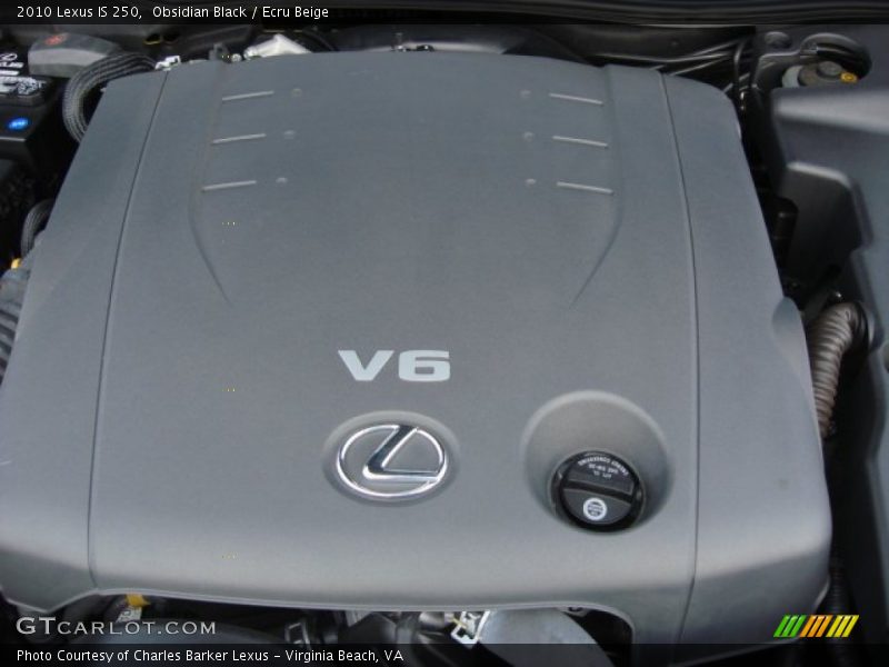 Obsidian Black / Ecru Beige 2010 Lexus IS 250