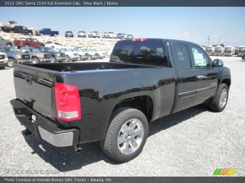 Onyx Black / Ebony 2013 GMC Sierra 1500 SLE Extended Cab