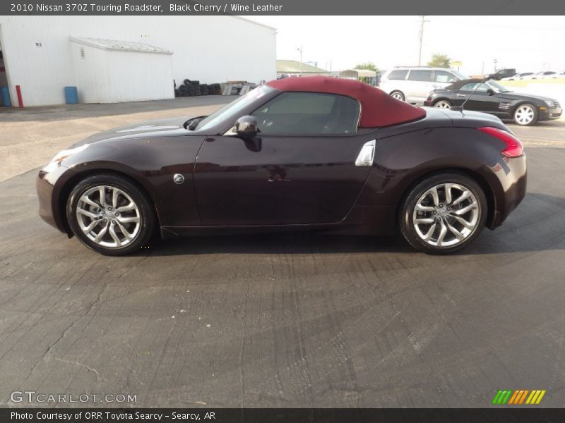 Black Cherry / Wine Leather 2010 Nissan 370Z Touring Roadster