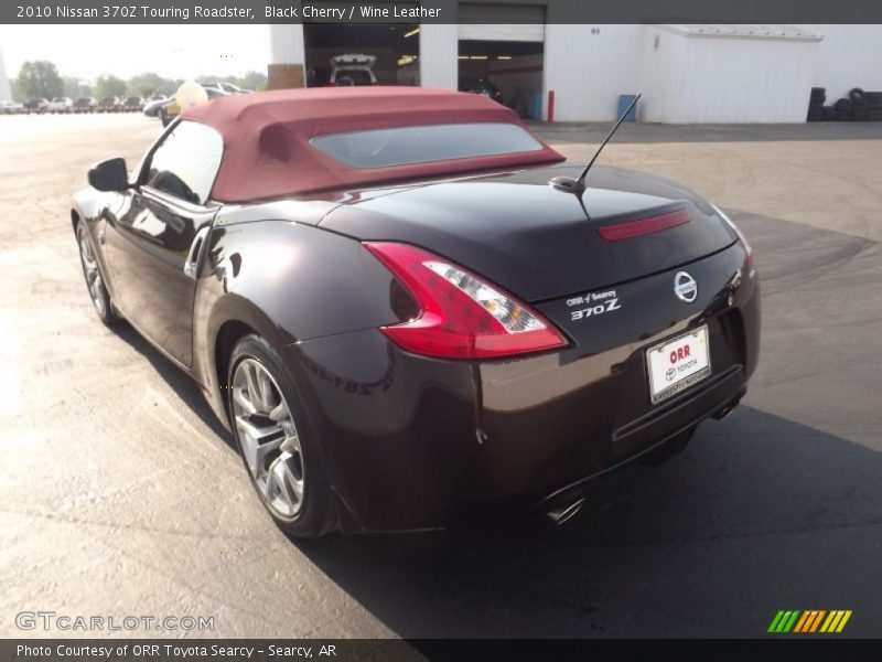 Black Cherry / Wine Leather 2010 Nissan 370Z Touring Roadster